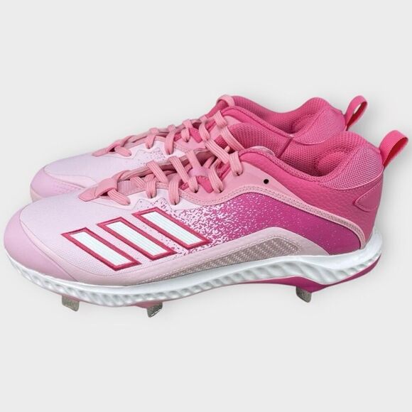 Adidas Icon Bounce 6 “Mothers Day” Pink Mens Baseball Cleats GZ0443 size 8.5 New main image 9
